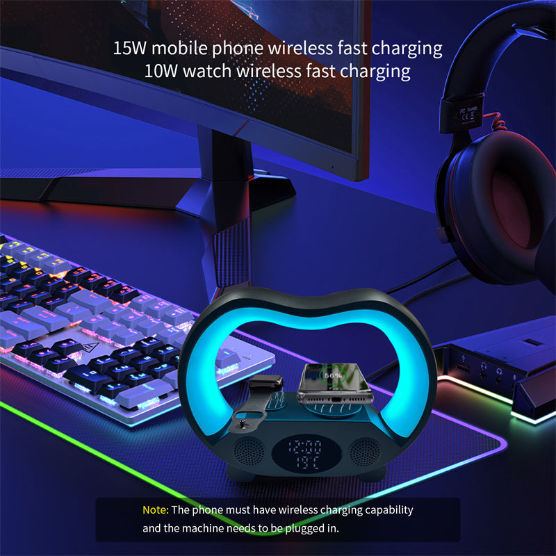 6 In 1 Smart Remote Control Bluetooth Lamp