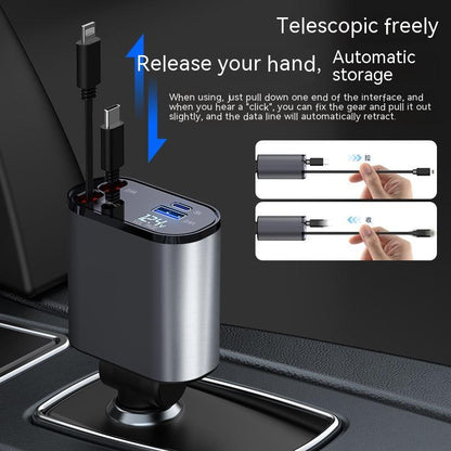 Metal Car Charger 120W Super Fast
