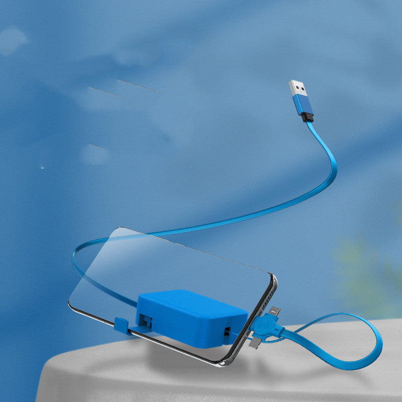 4 In 1 Retractable USB Cable bracket