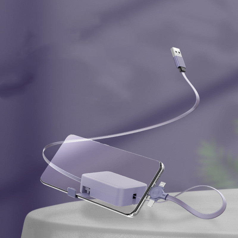 4 In 1 Retractable USB Cable bracket