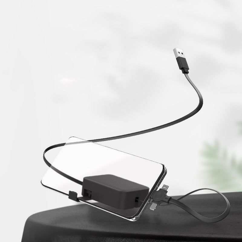 4 In 1 Retractable USB Cable bracket