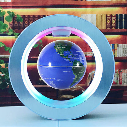 Round LED World Map Globe Magnetic