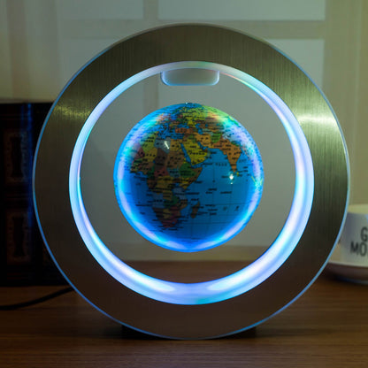 Round LED World Map Globe Magnetic