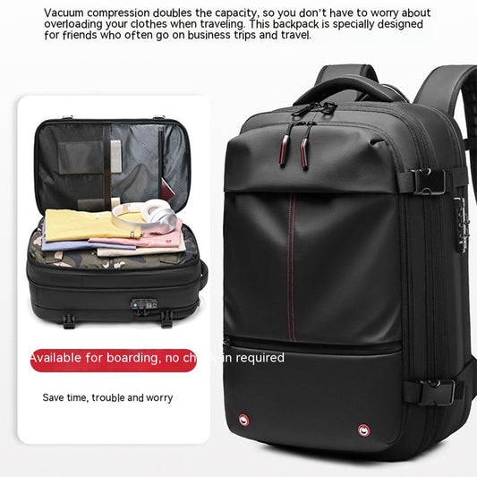 Travel Backpack with Vacuum Compression