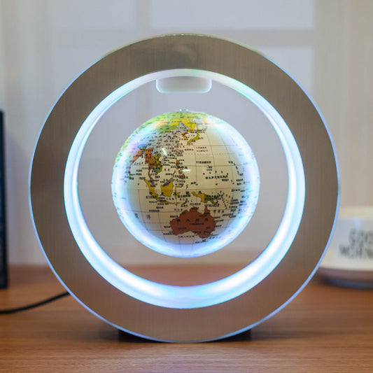 Round LED World Map Globe Magnetic