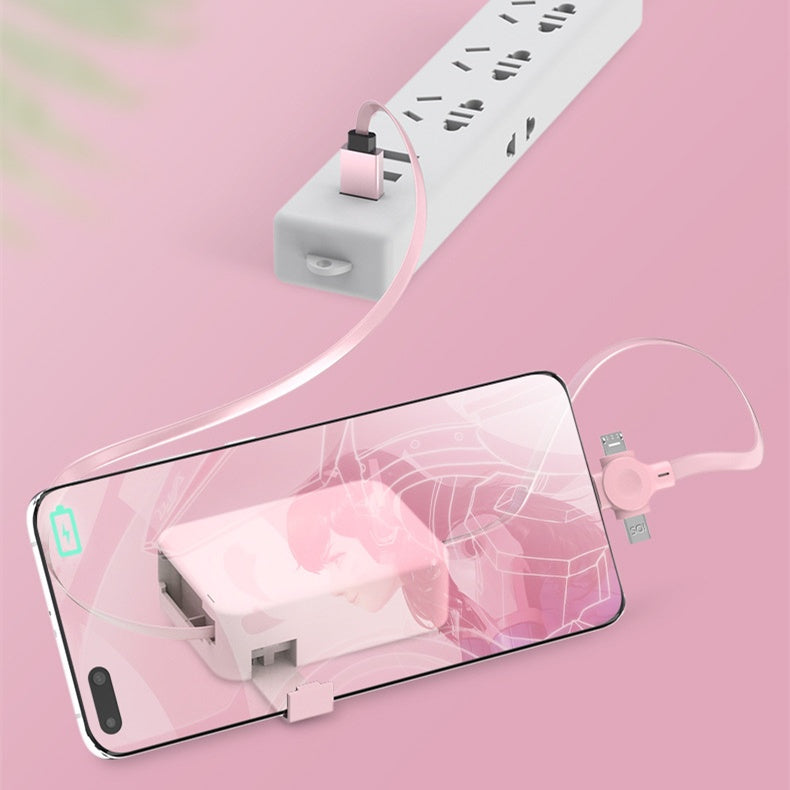 4 In 1 Retractable USB Cable bracket