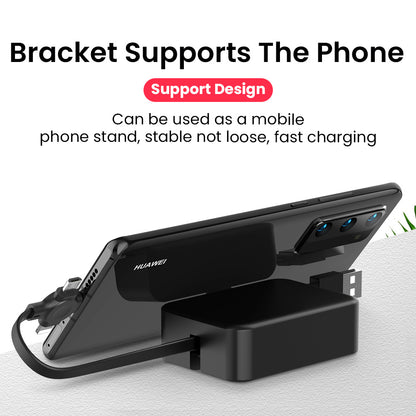 4 In 1 Retractable USB Cable bracket