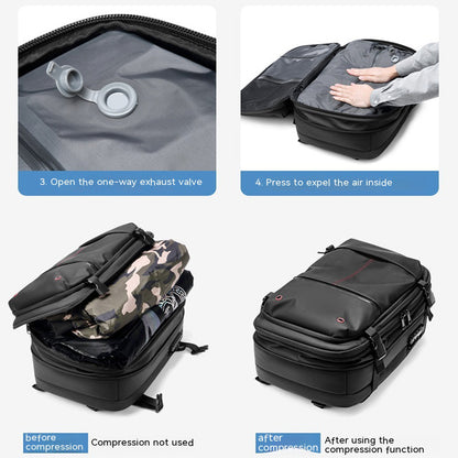 Travel Backpack with Vacuum Compression