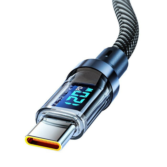 Type c data cable With Digital Display