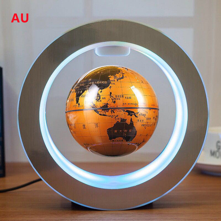 Round LED World Map Globe Magnetic