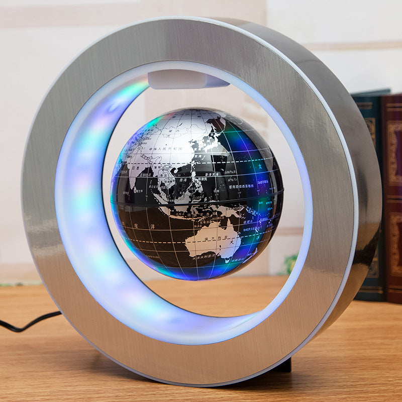 Round LED World Map Globe Magnetic