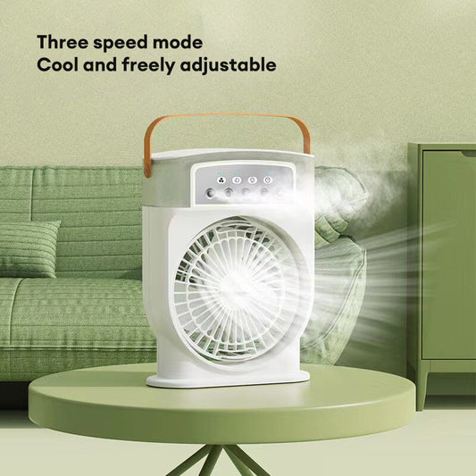 Portable USB Air Cooling Fan Spray Mist Air Cooler and Humidifier