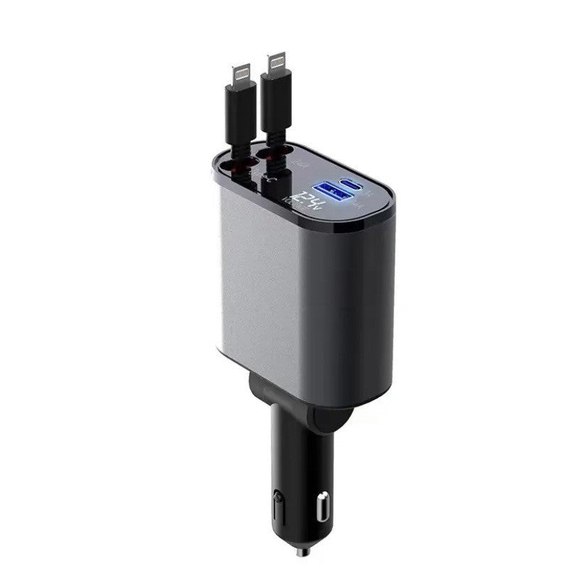 Metal Car Charger 120W Super Fast