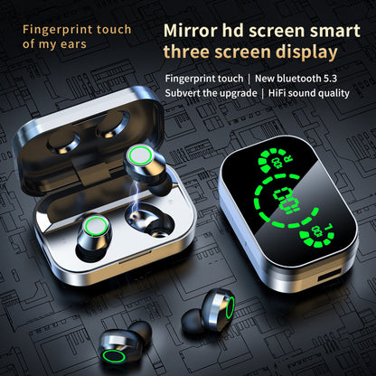 YD03 Wireless Bluetooth-compatible Headset TWS Large Screen