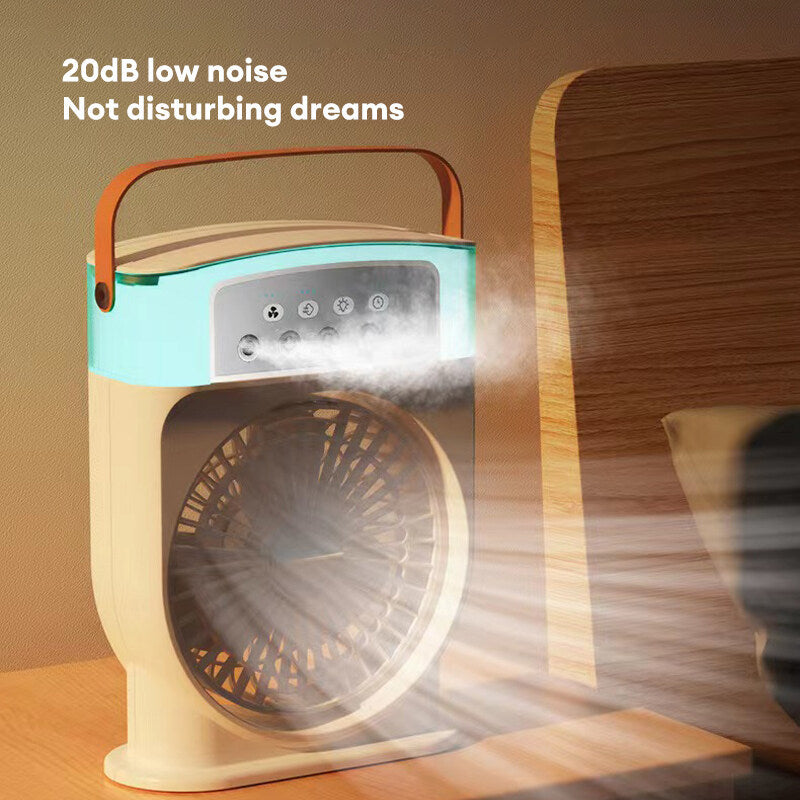 Portable USB Air Cooling Fan Spray Mist Air Cooler and Humidifier