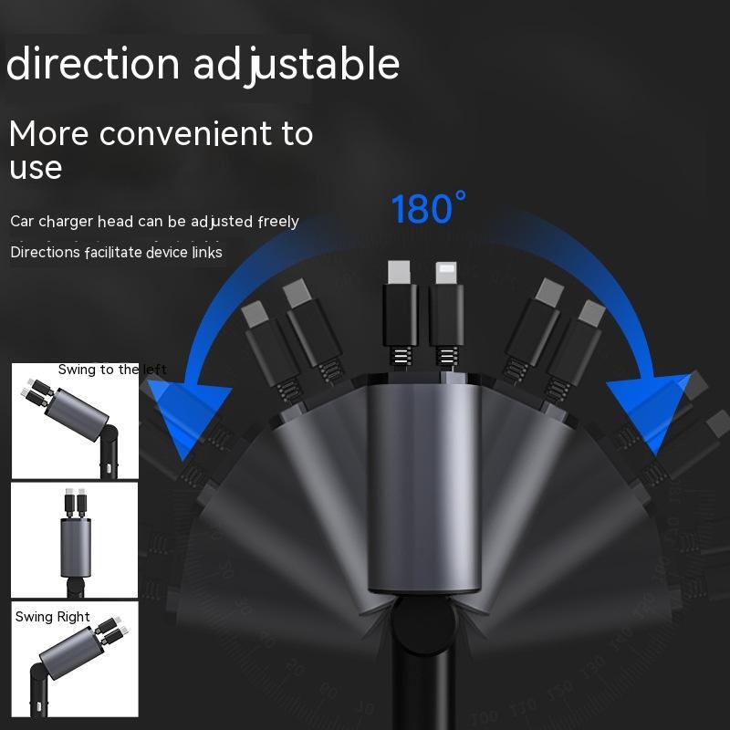 Metal Car Charger 120W Super Fast